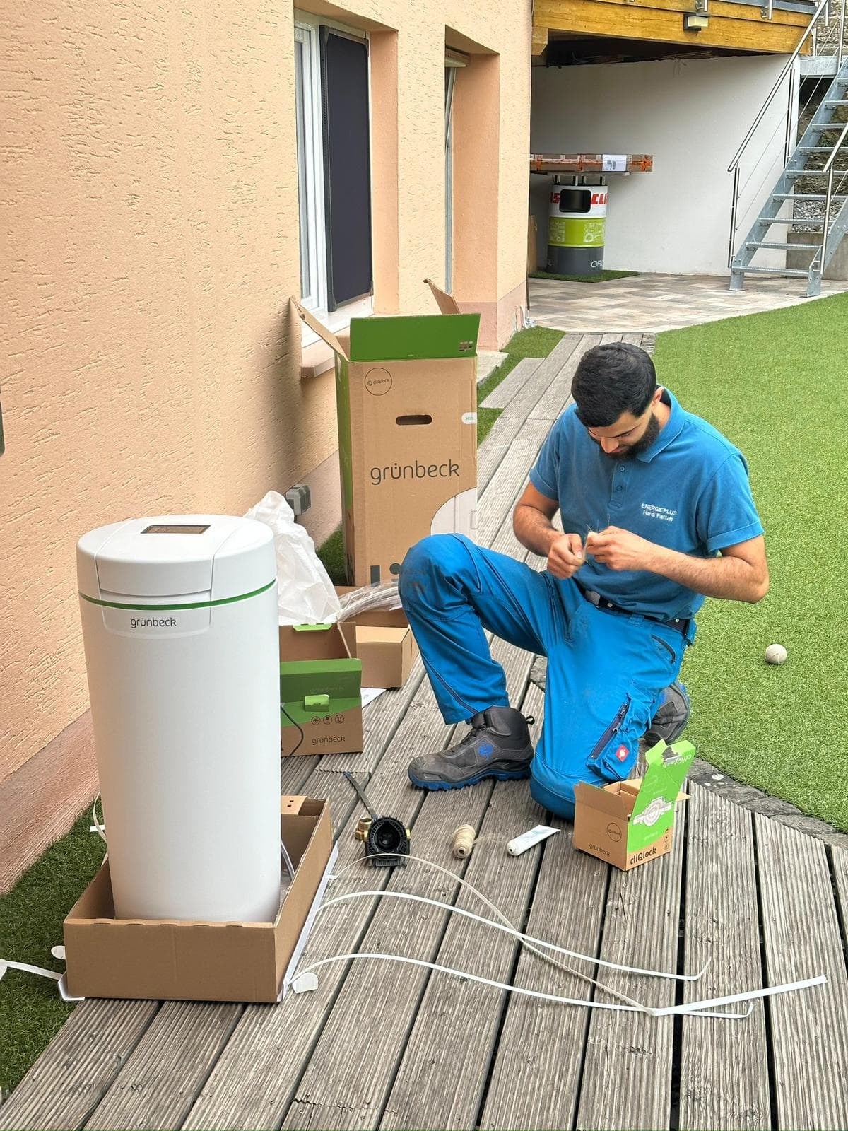 Enthärtungsanlage — Installation durch EnergiePlus Haustechnik