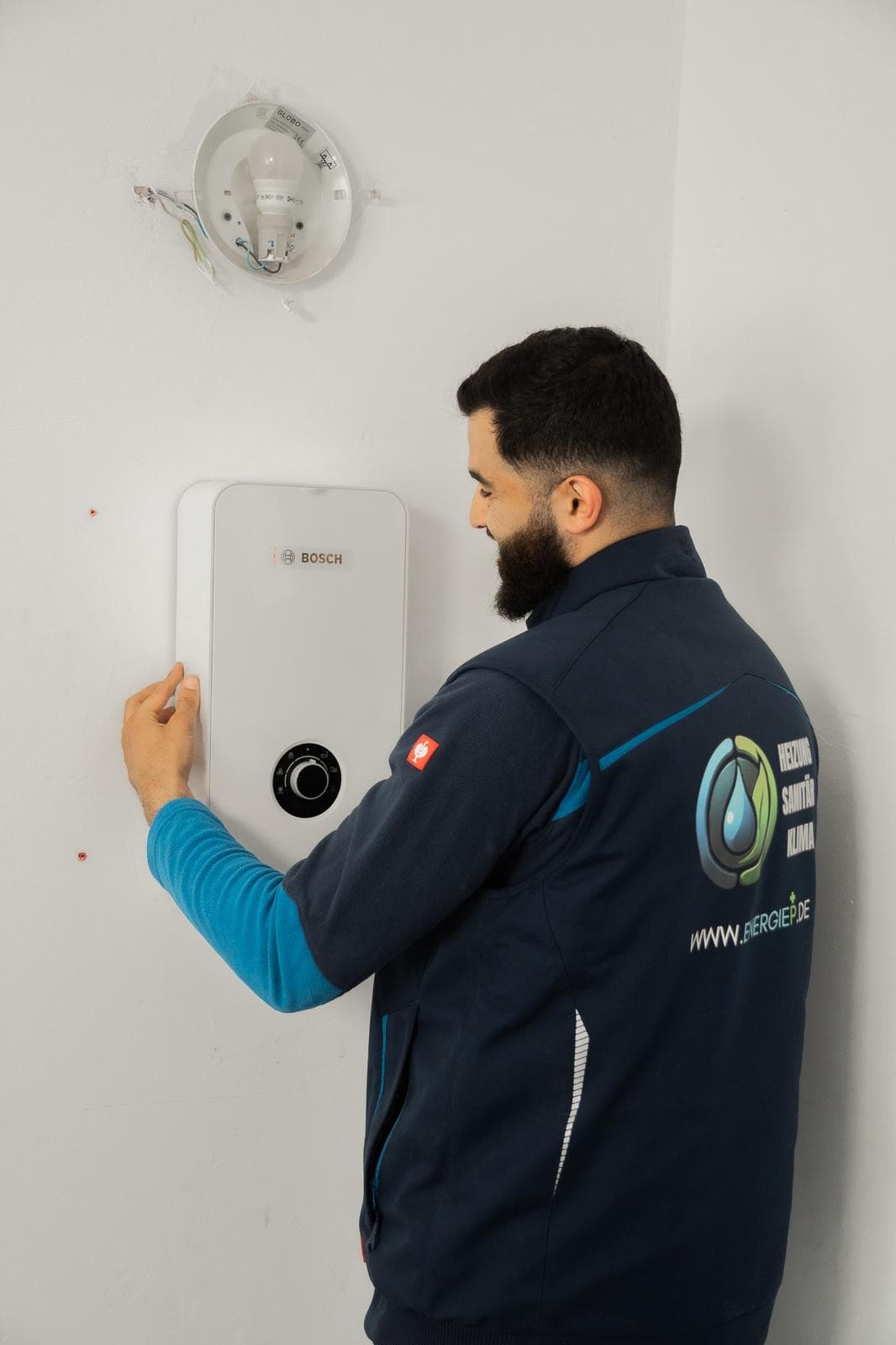 Wartung einer Heizungsanlage durch EnergiePlus Haustechnik